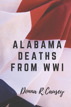 Paperback Alabama Deaths from WW I Book