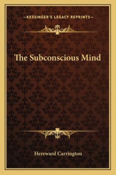 Paperback The Subconscious Mind Book