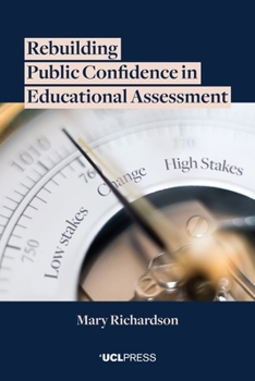 Paperback Rebuilding Public Confidence in Educational Assessment Book