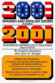 Paperback 2001 Spanish and English Idioms Book