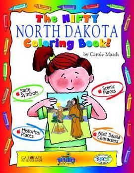 Paperback Nifty North Dakota Color Bk Book