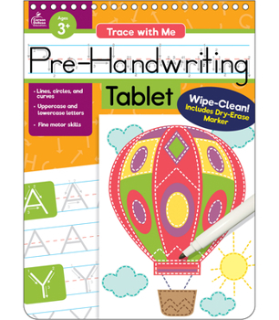 Spiral-bound Trace with Me Pre-Handwriting Tablet [With Dry-Erase Pen] Book