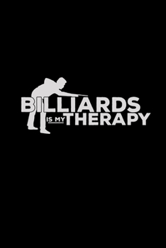 Billiards is my therapy: 6x9 Billiards | grid | squared paper | notebook | notes