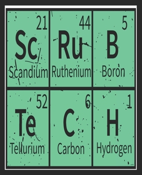 SCRUB TECH: Surgeon Halloween Surg OR Surgery Technologist Composition Notebook 100 College Ruled Pages Journal Diary