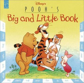 Hardcover Pooh's Big and Little Book (Pull-a-Page Book) Book