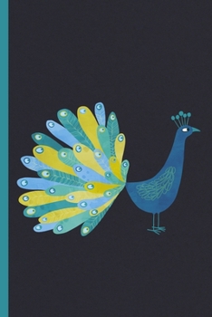 Notes: A Blank Guitar Tab Music Notebook with Cute Peacock Cover Art