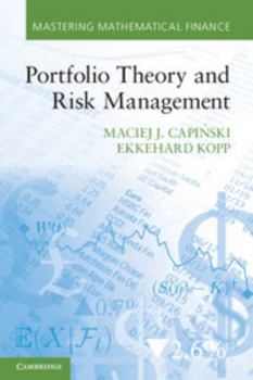 Paperback Portfolio Theory and Risk Management Book