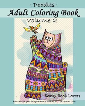 Paperback Adult Coloring Book - Doodles - Volume 2 Book