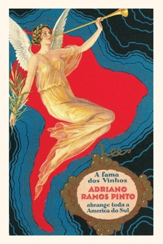 Paperback Vintage Journal Angel with Trumpet over South America Book