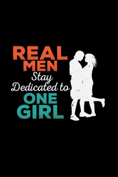 Paperback Real men stay dedicated: 6x9 Men - dotgrid - dot grid paper - notebook - notes Book