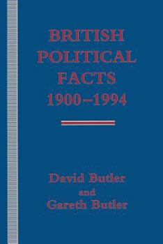 Paperback British Political Facts 1900-1994 Book