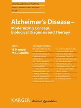 Hardcover Alzheimer's Disease: Modernizing Concept, Biological Diagnosis and Therapy Book