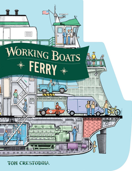 Board book Working Boats: Ferry: A Look-Inside Book