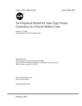 Paperback An Empirical Model for Vane-Type Vortex Generators in a Navier-Stokes Code Book