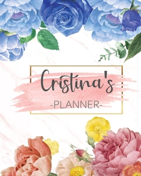 Cristina's Planner: Monthly Planner 3 Years January - December 2020-2022 | Monthly View | Calendar Views Floral Cover - Sunday start
