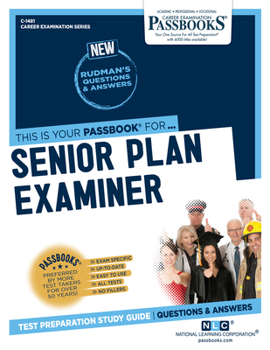 Paperback Senior Plan Examiner (C-1481): Passbooks Study Guide Volume 1481 Book