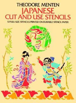 Paperback Japanese Cut & Use Stencils Book