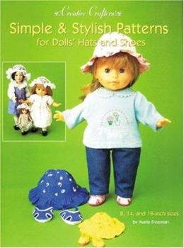 Paperback Simple & Stylish Patterns for Dolls' Hats and Shoes Book