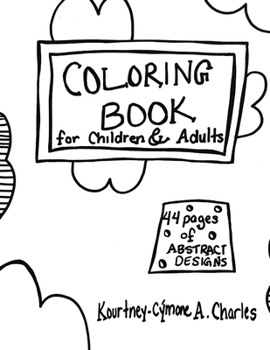 Paperback Coloring Book of Abstract Designs for Children & Adults Book
