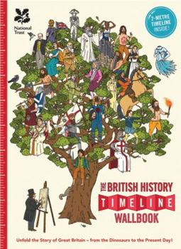 Hardcover The British History Timeline Wallbook: Unfold the Story of Great Britain - from the Dinosaurs to the Present Day! (UK Timeline Wallbooks) Book