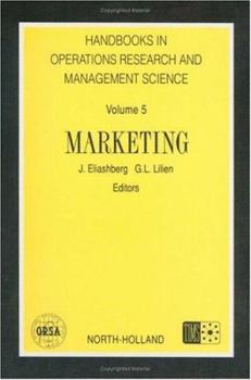 Hardcover Marketing (Volume 5) (Handbooks in Operations Research and Management Science, Volume 5) Book