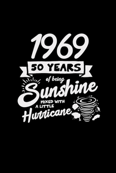 Paperback 1969 50 years of sunshine hurricane: 6x9 born in 1969 - lined - ruled paper - notebook - notes Book