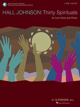 Paperback 30 Spirituals: For Low Voice and Piano [With CD] Book