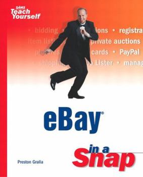 Paperback Ebay in a Snap (Sams Teach Yourself) Book