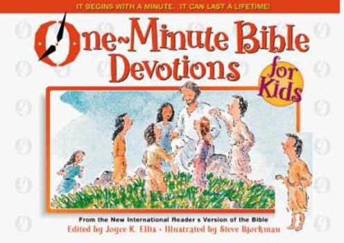 Hardcover One Minute Bible Devotions for Kids Book