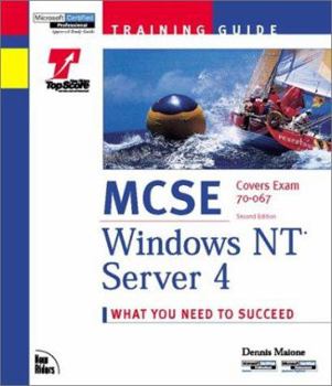 Hardcover MCSE Training Guide: Windows NT Server 4 [With Contains Test Engine...] Book