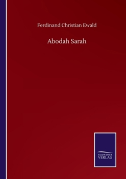 Paperback Abodah Sarah [German] Book