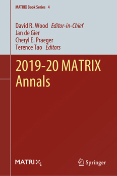 2019-20 MATRIX Annals - Book  of the MATRIX Book Series