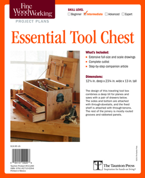 Misc. Supplies Fine Woodworking's Essential Tool Chest Plan Book