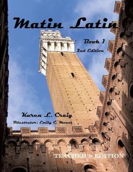 Paperback Matin Latin Book 1, 2nd Ed, Teacher Book