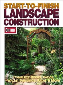 Paperback Start-To-Finish Landscape Construction Book