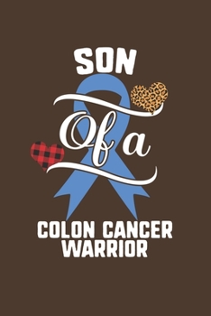 Paperback Son Of A Colon Cancer Warrior: Colon Cancer Awareness Leopard Buffalo Plaid Family Gift Book