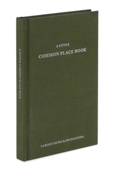 Hardcover A Little Common Place Book