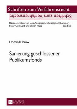 Hardcover Sanierung Geschlossener Publikumsfonds [German] Book