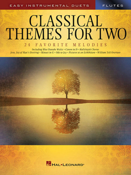 Paperback Classical Themes for Two Flutes: Easy Instrumental Duets Book