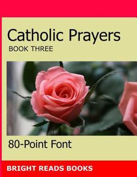 Paperback Catholic Prayers Book 3: Gigantic Print Edition [Large Print] Book