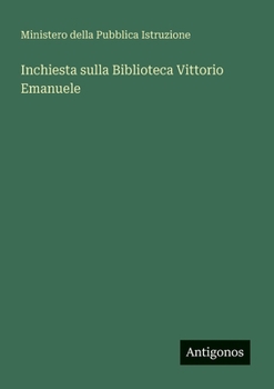 Paperback Inchiesta sulla Biblioteca Vittorio Emanuele [Italian] Book
