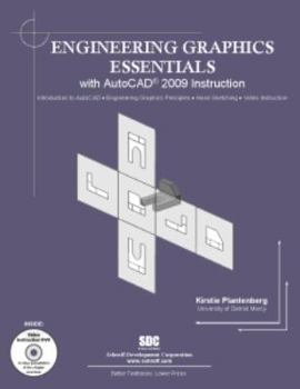 Paperback Engineering Graphics Essentials with AutoCAD 2009 Instruction Book