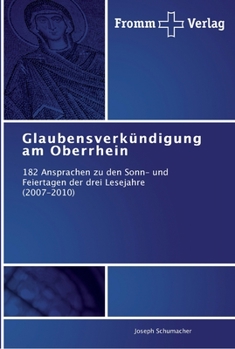 Paperback Glaubensverkündigung am Oberrhein [German] Book