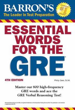 Paperback Essential Words for the GRE Book