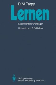 Paperback Lernen: Experimentelle Grundlagen [German] Book