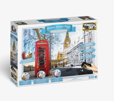 Toy Scratch Off Seasons Puzzle: Big Ben [Multiple Languages] Book