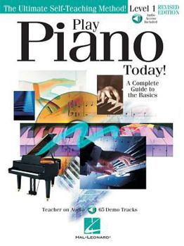 Paperback Play Piano Today! Level 1 - Updated & Revised Edition Book/Online Audio Book