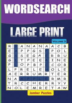 Paperback Word Search Large Print - Volume 3 [Large Print] Book