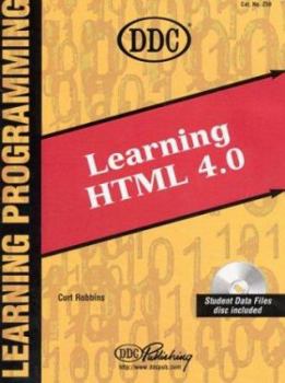 Spiral-bound DDC Learning HTML 4.0 Book