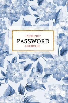 Internet Password Logbook: Keep Your Passwords Organized in Style - Password Logbook, Password Keeper, Online Organizer Floral Design